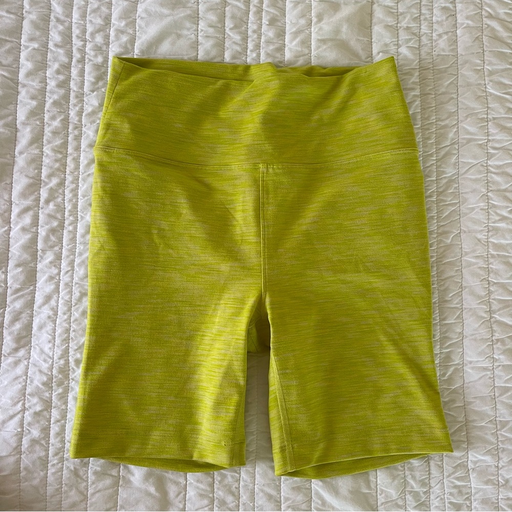 Outdoor Voices Yellow Biker Shorts Size Medium